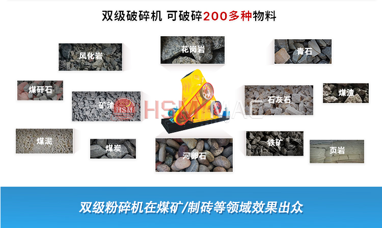 雙級無篩底粉碎機在加工煤矸石方面的效果如何？